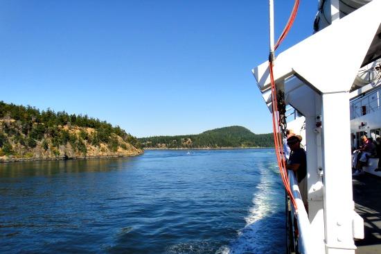 Riding Ferry to Victoria BC