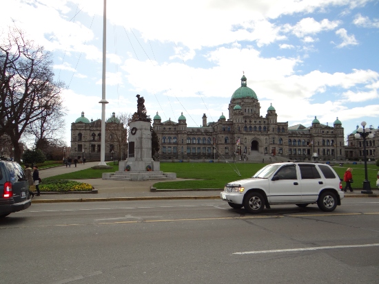 Downtown Victoria BC Parliament Building
