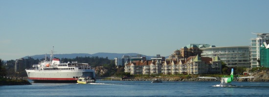 Victoria BC Tours - US Victoria ferry,Zodiac whale watching boat and a Seaplane